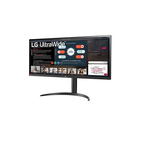 LG 34WP550-B 34"" Monitor | IPS | UltraWide | Full HD | 21:9 | 5ms | 200 cd/m² | Czarny | Wyjście na słuchawki | 2x HDMI | 75Hz - 2